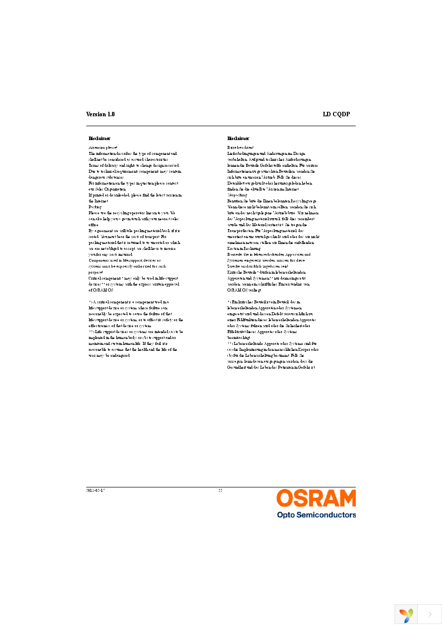 LD CQDP-2U3U-W5-1 Page 22